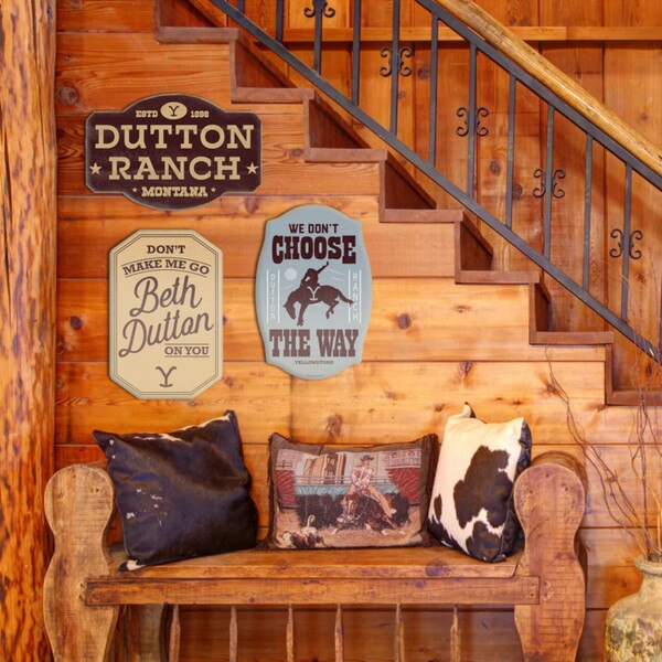 Yellowstone We Don't Choose the Way Wood Wall Decor Open Road Brands